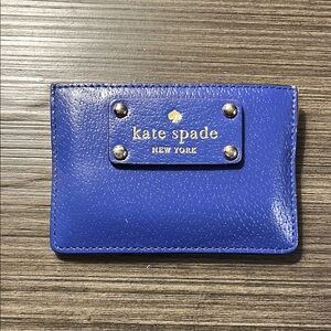 Kate Spade Royal Blue Card Holder
